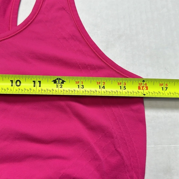 Athleta 2 Piece Tank Bundle Womens Size Small Pink and Black Racerback Stretch - Picture 11 of 12